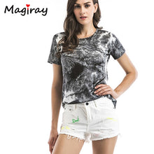 Load image into Gallery viewer, Magiray Harajuku Plus Size Loose T Shirt Women Elastic Stretchy Casual 2019 Summer Tumblr Female Top Tee Vintage Boho Tshirt C32
